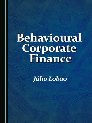 cover image of Behavioural Corporate Finance